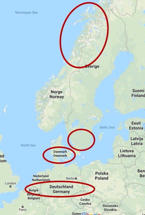 Grovplanen för 2018, Lofoten,Danmark, Tyskland eller Polen/Tjeckien.